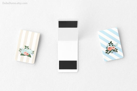 Magnetic Bookmarks 3P _ Bouquet ver.2