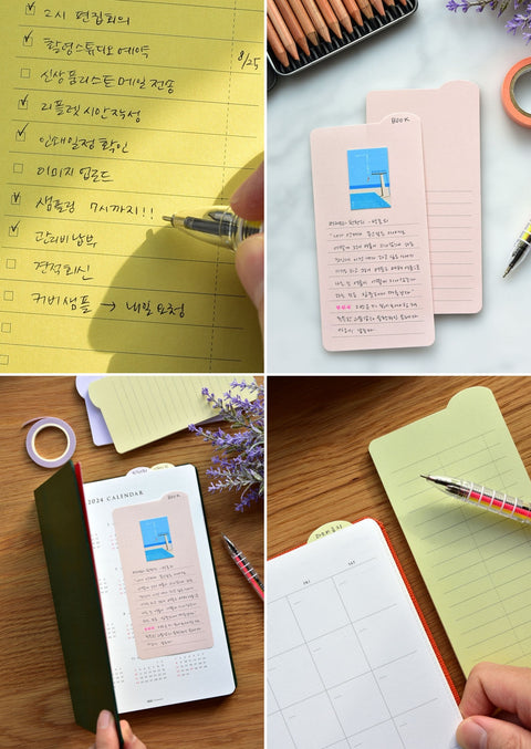 Round Index Sticky Notes [8types] | Lineup Sticky Memo