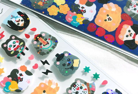 Miiya-o Ghost Seal Sticker | Kitty Cat Deco Sticker