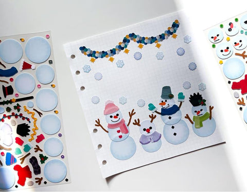 Snowman Seal Sticker | Deco Sticker