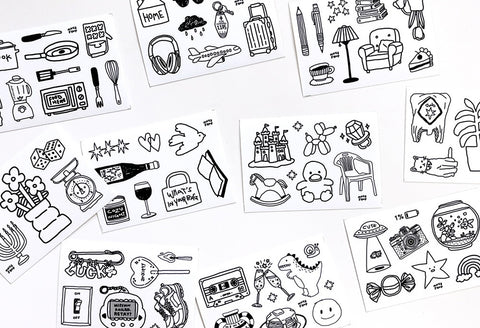 Drawing Seal Sticker Pack