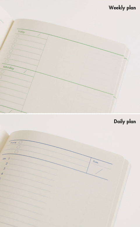 O,LD! A5 Notebook [4types] | Weekly, Daily, Line, Grid