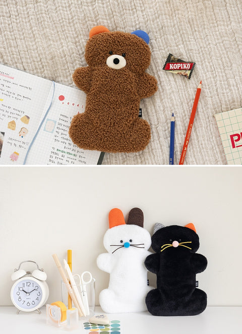 Brunch Brother Fluffy Pencil Case [4types]