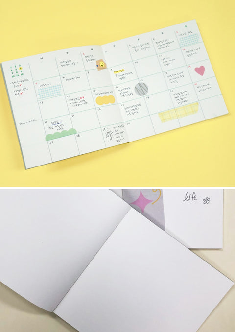 O-CHECK Square Monthly Planner [4types]