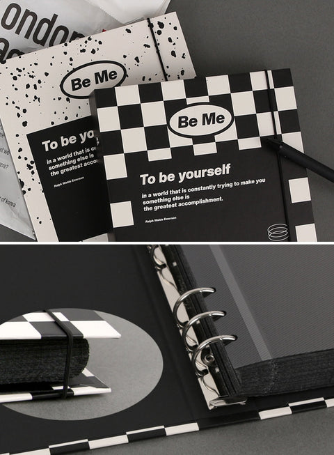 A6 Wide Be Me Square Binder Cover [2types]