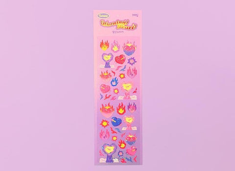 Twinkle Deco Sticker [Burning Heart]