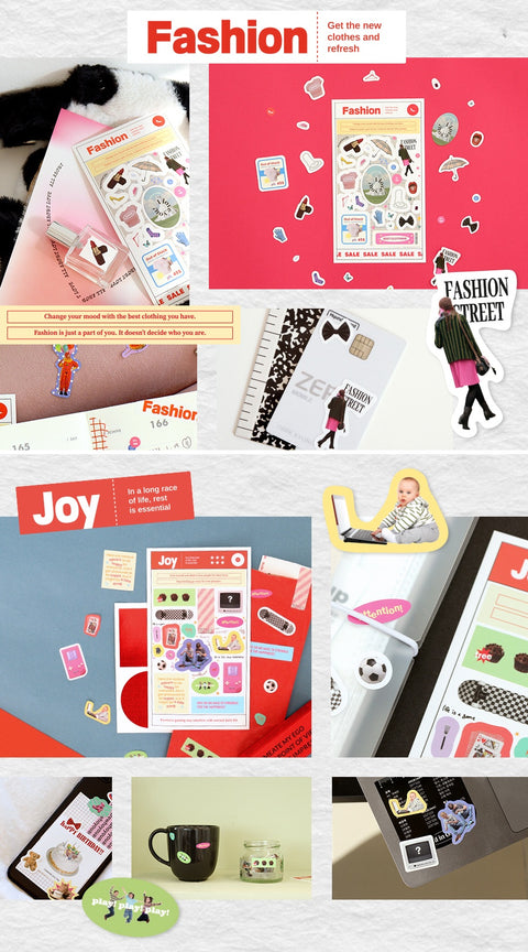 Storage: Magazine Sticker Pack | 10sheets