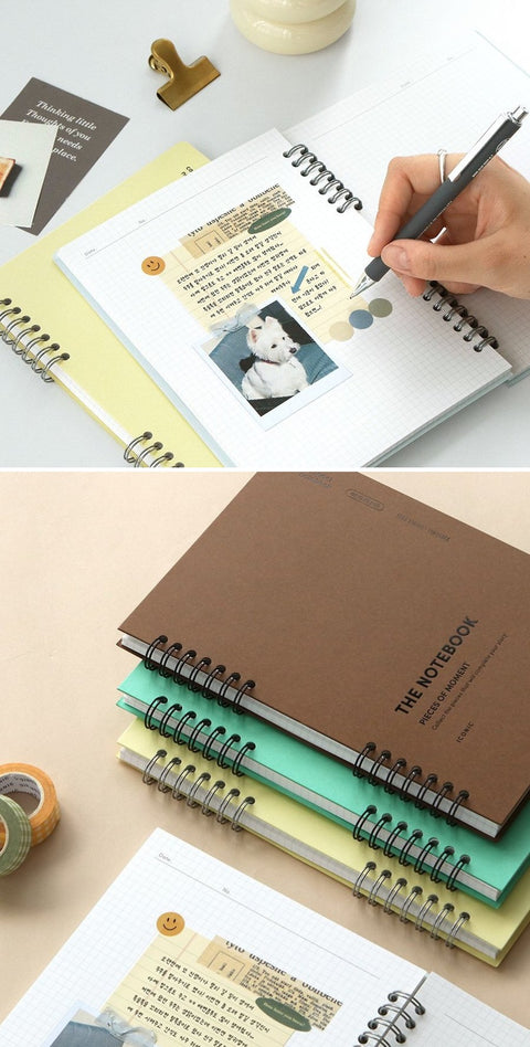 Compact A5 Grid Notebook [4colors]