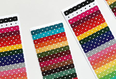 Arrow Seal Sticker _ Star inside the Square | Deco Sticker