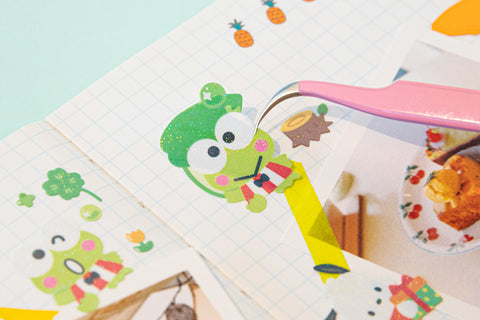 Sanrio Party Seal Sticker [7types] | Kuromi | Hello Kitty | Pompompurin | Kerokerokeroppi