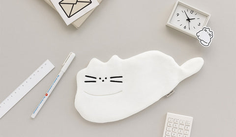 Herethere Bread Pencil Pouch [3types] | Cat Pen Case