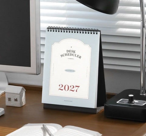 2027 Desk Calendar | Desk Scheduler 2027