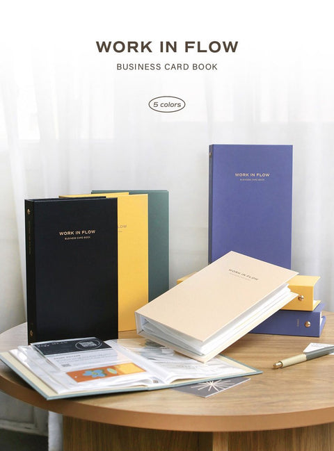 Work in Flow Business Card Book  Mini Album [5colors] | Photo Card Book