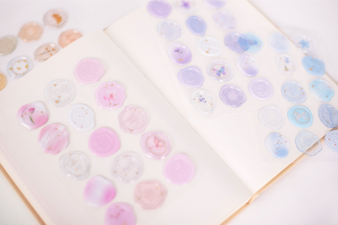 Sealing Wax Sticker [Milky Yellow]