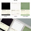 A6 Satin Notebook M80 [3colors] | Grid, Blank Notebook