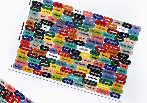 Where and What Seal Sticker | Deco Sticker