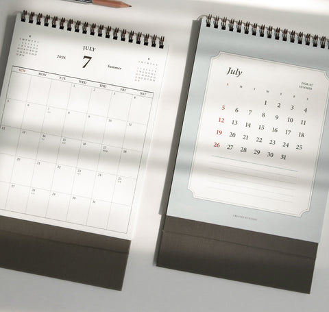 2026 Desk Calendar | Desk Scheduler 2026