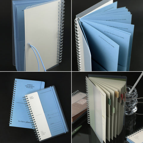 Archive Paper Pocket Notebook [3types]