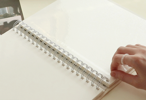 Piece of Moment Self-Adhesive Photo Album [6colors] | Sticky Photo Album