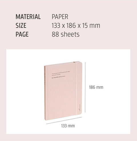 ICONIC SOUVENIR Band B6 Line Notebook [6colors]