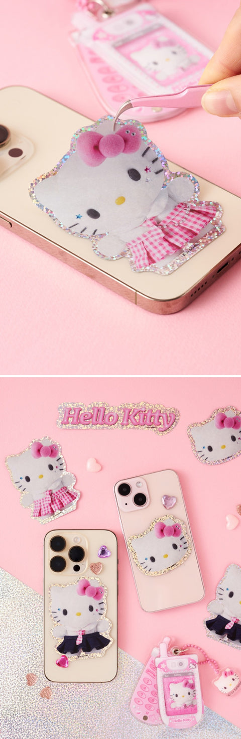 Highteen Hello Kitty Hologram Big Sticker Set