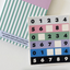 Square Number Sticker Pack