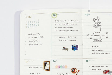 2027 Weekly Planner Medium [8colors] | Notable Memory Medium Weekly Diary