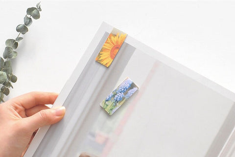 Magnetic Bookmarks 5P _ Garden Flower