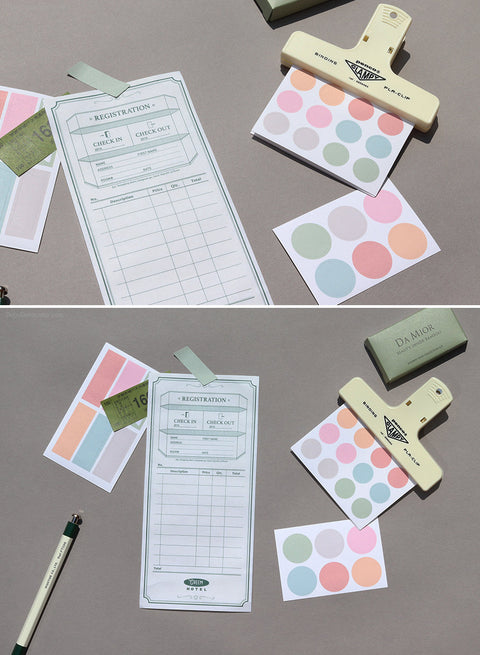 Planner Deco Stickers [9types] | 4sheets