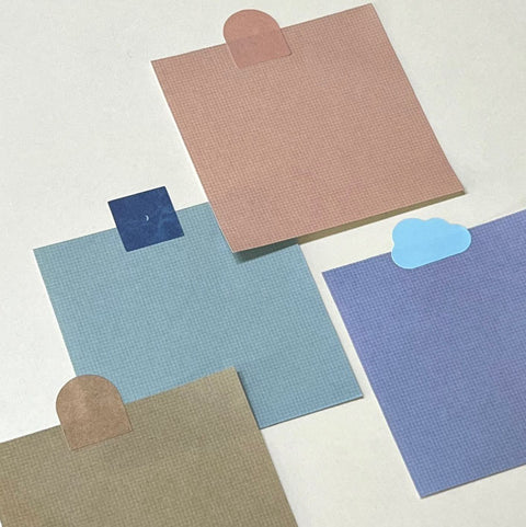 Kraft Memo Pad Set [3types] | Simple Notepads