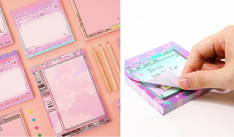 Moonlight Pink Game Over Memo Pad