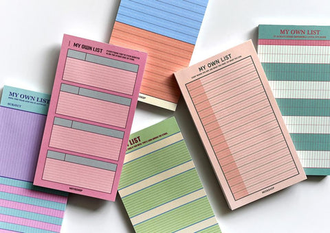 My Own List Memo Pad Set