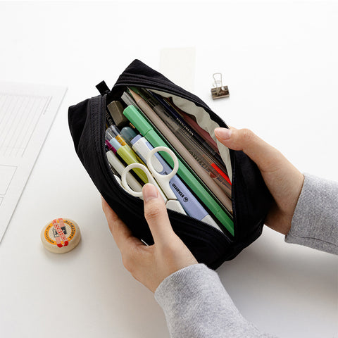 Coi Twill Big Pencil Pouch [4colors]