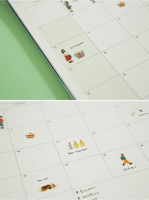 Planner Deco Seal Sticker [05 Bakery]