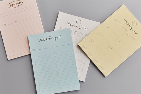 Component Memo Pad B6 [4types]