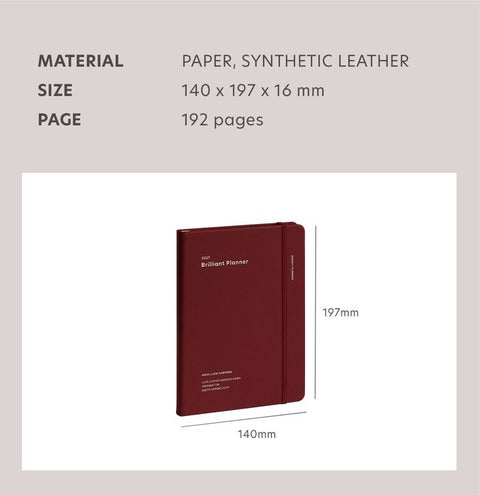 2027 Brilliant Weekly Planner [7colors]