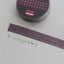 Crayon Check Black Pink Masking Tape