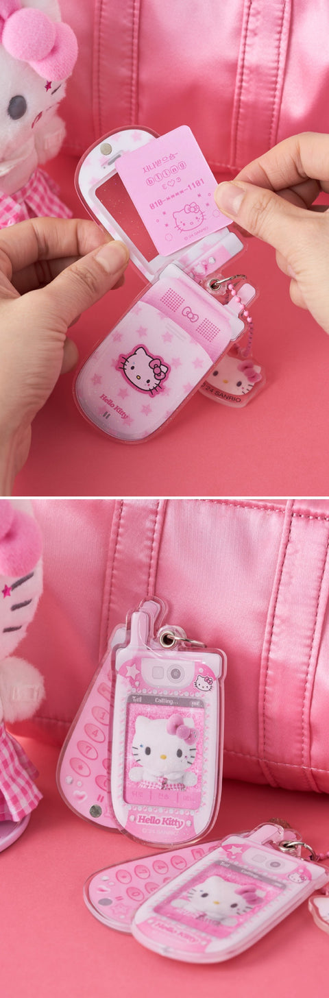 Highteen Hello Kitty Cellphone Photo Key Ring