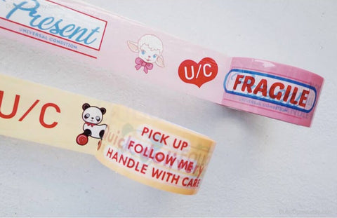 BABY LAMB Box Tape | Wrapping Packing Tape | Deco Tape | Adhesive Tape | Patterned Tape | Packaging Tape