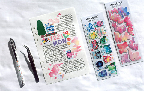 Perfume Seal Sticker [5types] | Planner Deco Sticker