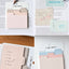 Collage Folder Sticky Notes Tall [6types] | Index Adhesive Notepad