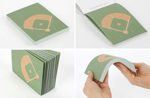 Baseball Stadium Memo pad