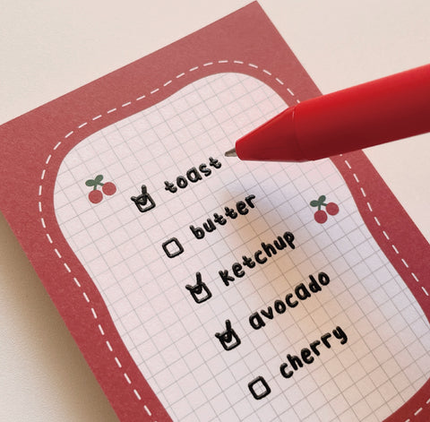 Cherry Memo Pad [7types]