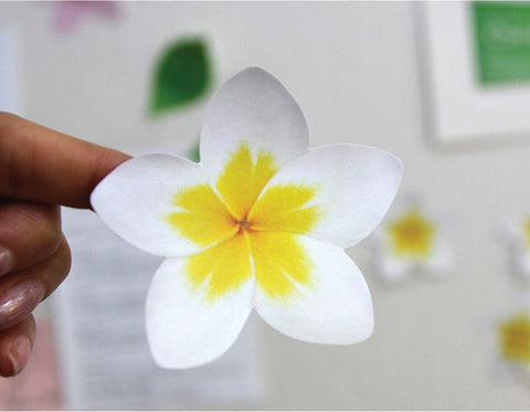 Plumeria Sticky Notes | Flower