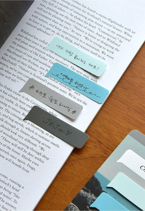 Chat Flag Sticky Notes [6types] | Adhesive Notepad