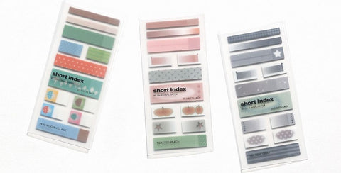 Short Index Sticky Notes [3types] | Bookmark