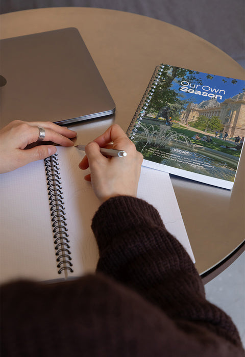 Twin Ring Notebook [2types] | Grid, Blank Notebook