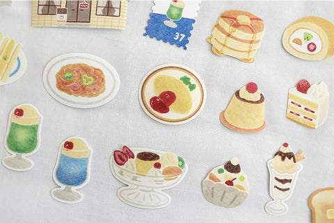 Planner Seal Stickers [1535 happy in the cafe]