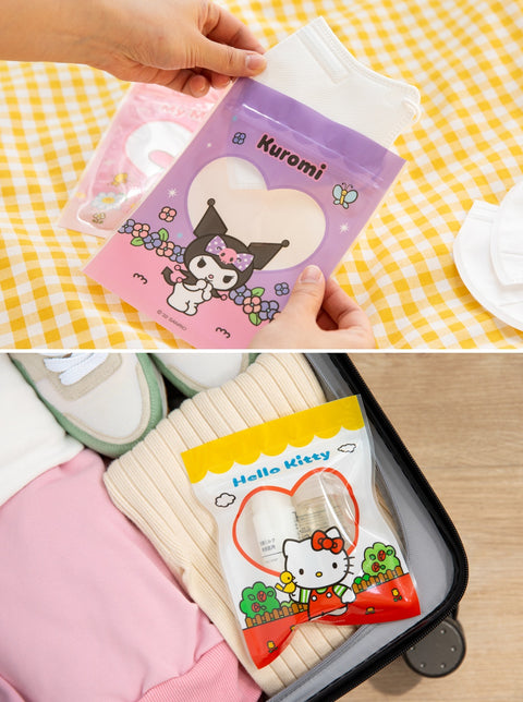 Sanrio Zipper Bag Pouch | 10 sheets