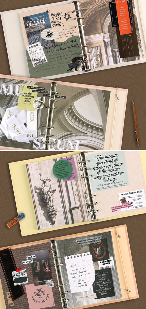 A6 WIDE Photo Mix Diary Refill [4types]